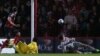 Bournemouth’s Dan Gosling scores a goal during the English League Cup soccer quarterfinal match between AFC Bournemouth and Liverpool at Goldsands Stadium, Bournemouth, England, Wednesday, Dec. 17, 2014. (AP Photo/Tim Ireland)