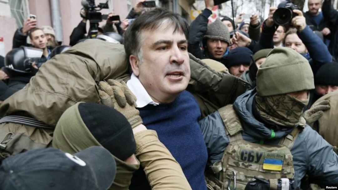 მიხეილ სააკაშვილი კიევში სამ საათზე მეტხანს იყო დაპატიმრებული